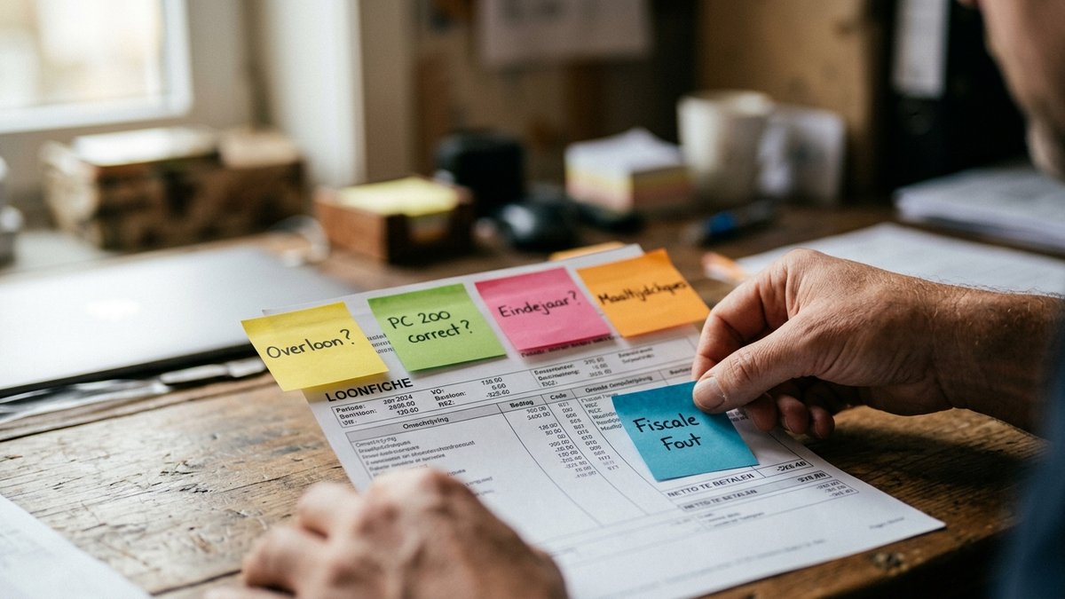 De 5 meest voorkomende fouten op Belgische loonfiches